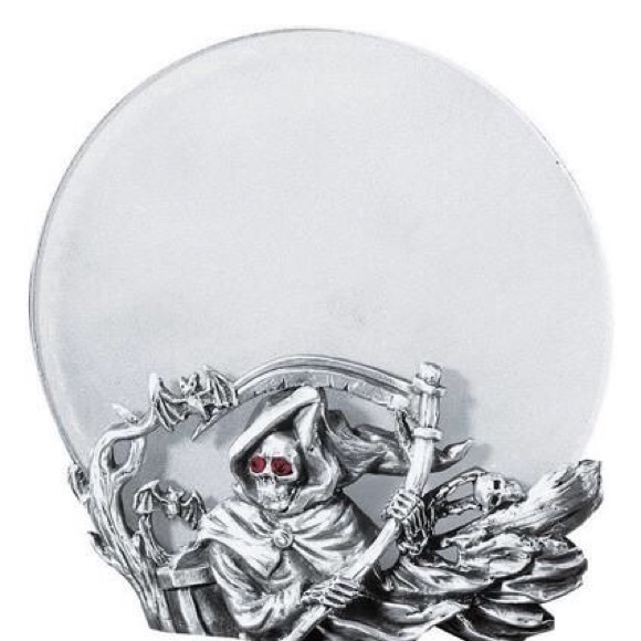 Home Basics Accents Grim Reaper Pewter Tea Candle Holder Poshmark